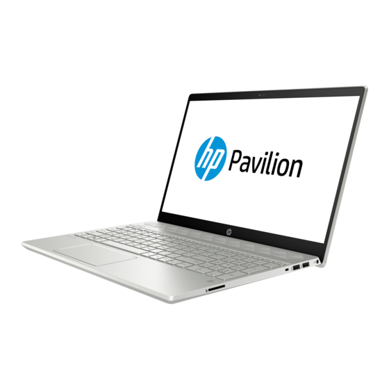 HP Pavilion 15 Maintenance And Service Manual