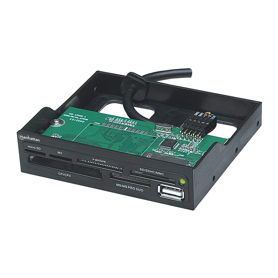 MANHATTAN 100915 CARD READER INSTRUCTIONS ManualsLib
