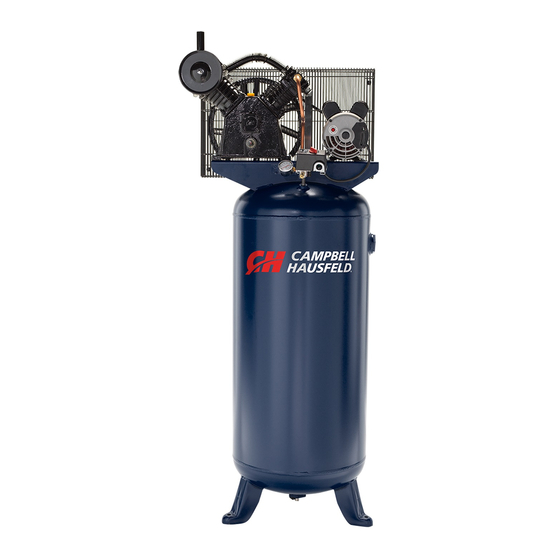 CAMPBELL HAUSFELD CE5002 AIR COMPRESSOR OPERATING INSTRUCTIONS AND ...