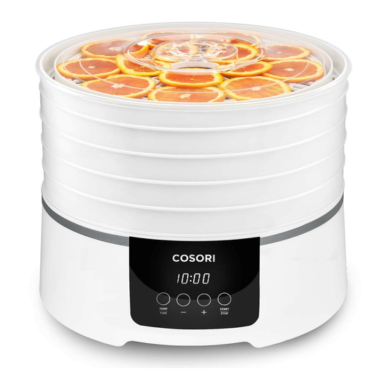 Cosori Premium 10-Tray Food Dehydrator Manual - Manuals Clip