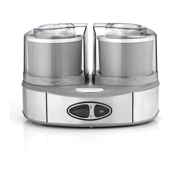 Cuisinart duo ice cream maker manual new arrivals