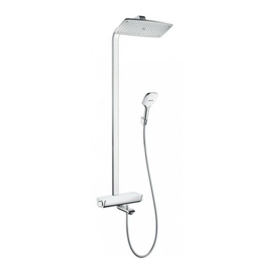 Hans Grohe Raindance Select Showerpipe 27113 Series Instructions For Use/Assembly Instructions