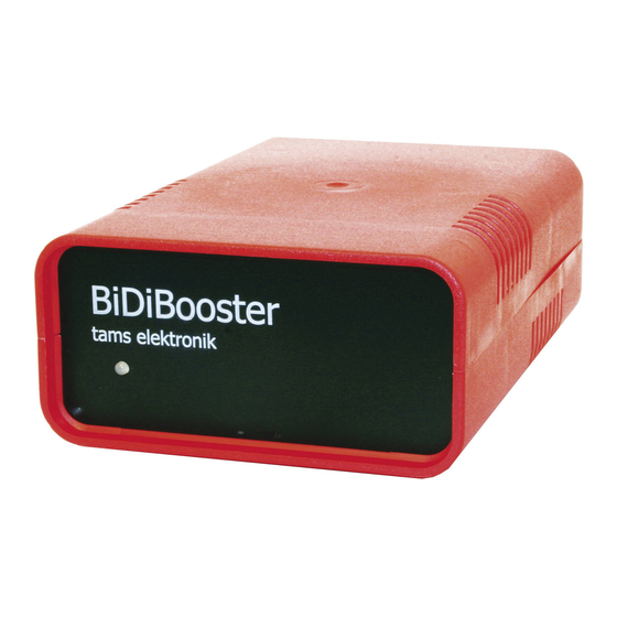 tams elektronik BiDiBooster Manual