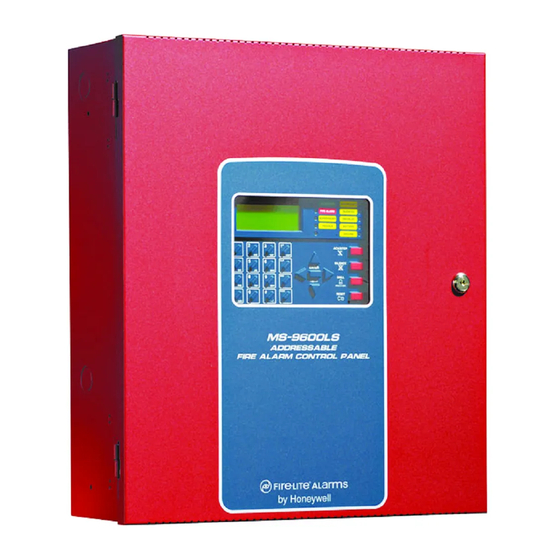 Honeywell Fire-Lite Alarms MS-9600LS Manuals