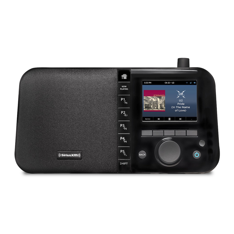 SiriusXM TTR3 - Sound Station Quick Start Guide