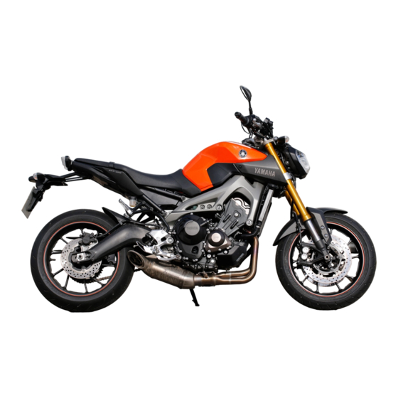 Yamaha FZ-09 2013 Owner's Manual