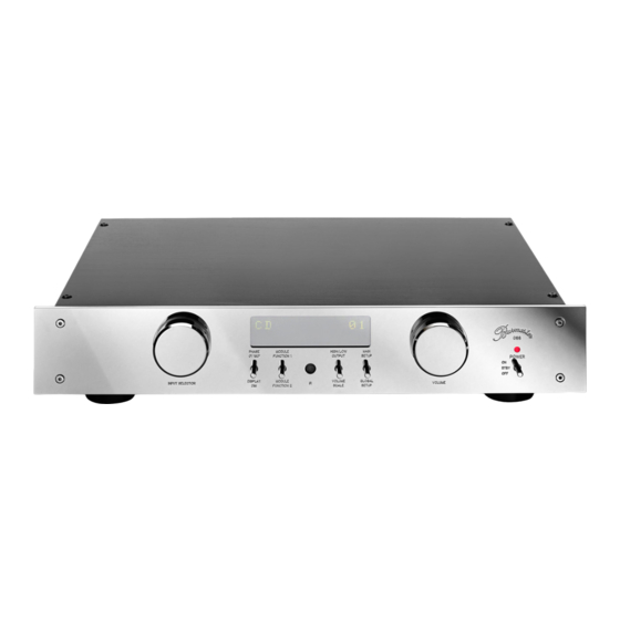Burmester 088 Operation Manual