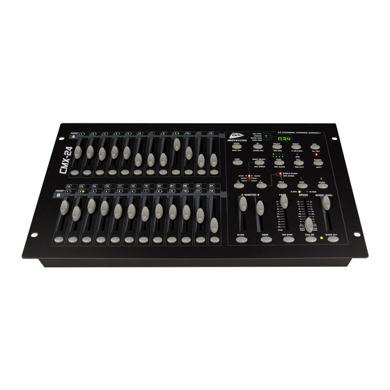 JB Systems CMX 24 User Manual