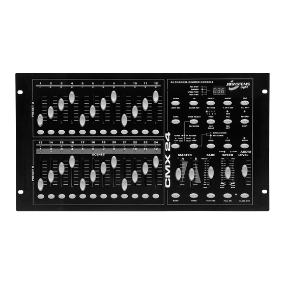 JB Systems CMX-24 Operation Manual