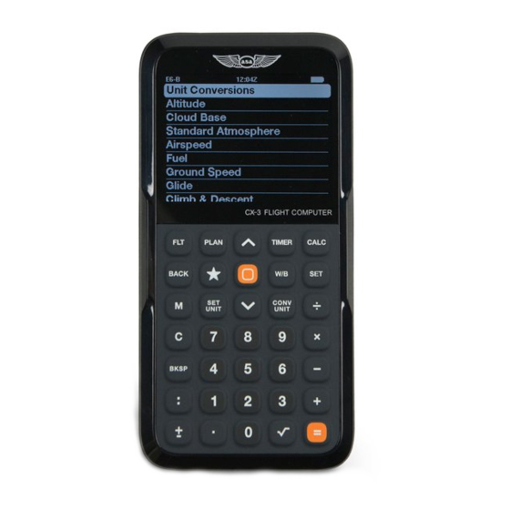 ASA Electronics cx-3 User Manual