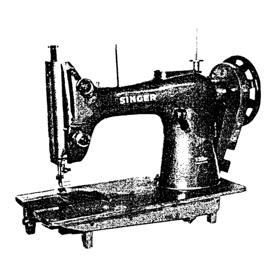 Singer 132B26 Operator's Manual