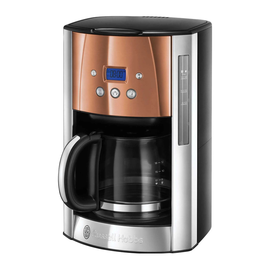 RUSSELL HOBBS 2432056 COFFEE MAKER INSTRUCTIONS MANUAL ManualsLib