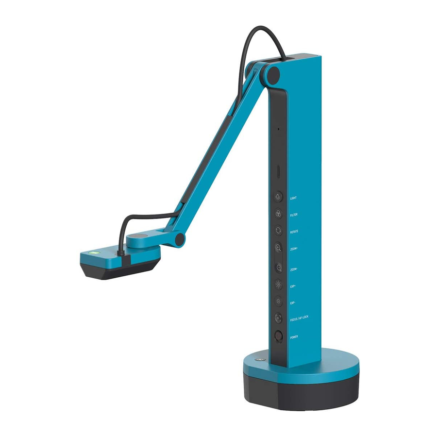 IPEVO VZX DOCUMENT CAMERA USER MANUAL ManualsLib