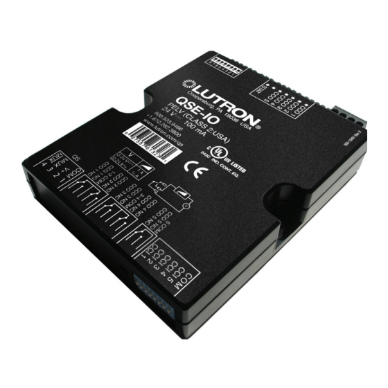 LUTRON QSE-IO Control Interface - Black Diamond Online