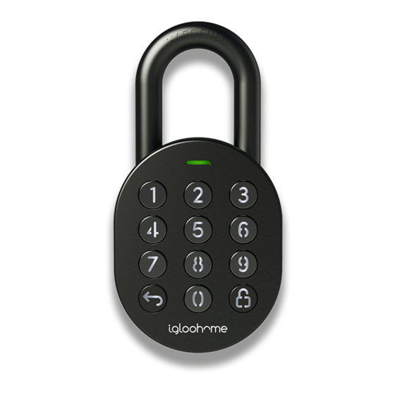 IGLOOHOME PADLOCK. LOCK USER MANUAL ManualsLib