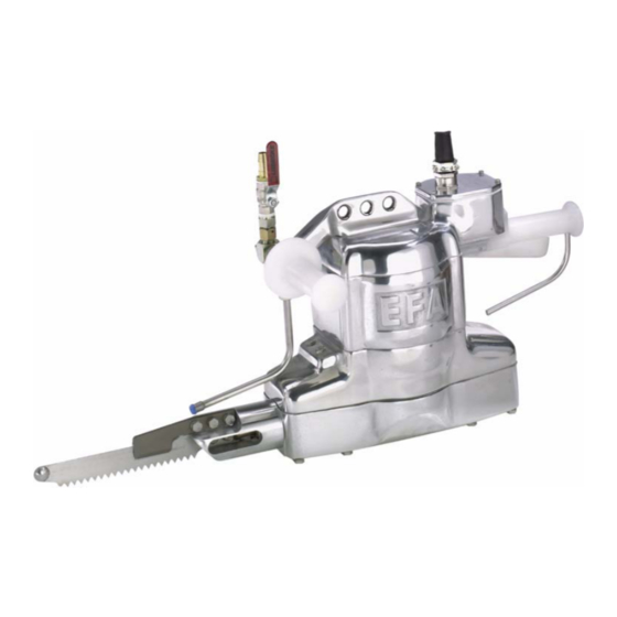 EFA 66 SAW OPERATING, MAINTENANCE INSTRUCTIONS & SPAREPARTS LIST