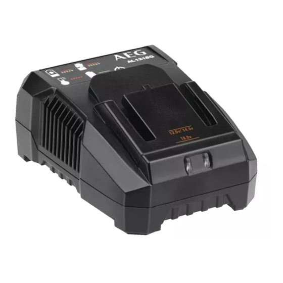 AEG POWERTOOLS AL1218G BATTERY CHARGER ORIGINAL INSTRUCTIONS MANUAL