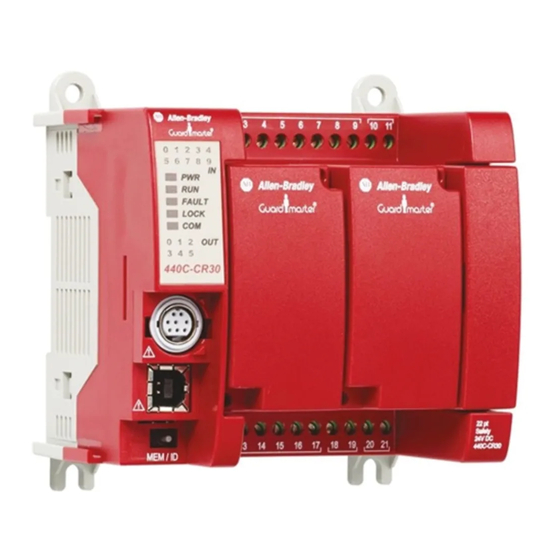 ALLENBRADLEY GUARDMASTER 440CCR30 RELAY QUICK START MANUAL ManualsLib