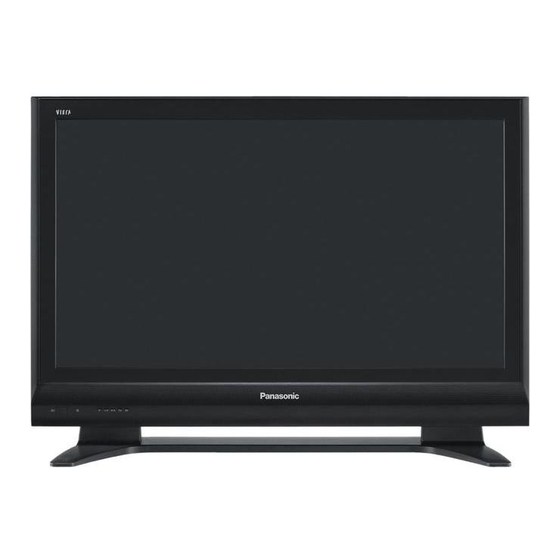 PANASONIC TH-37PV7P PLASMA TV SERVICE MANUAL | ManualsLib