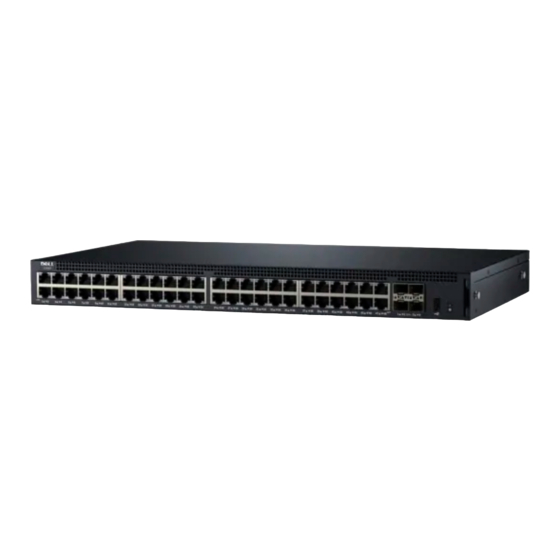 DELL NETWORKING X1000 SERIES SWITCH GETTING STARTED MANUAL ManualsLib