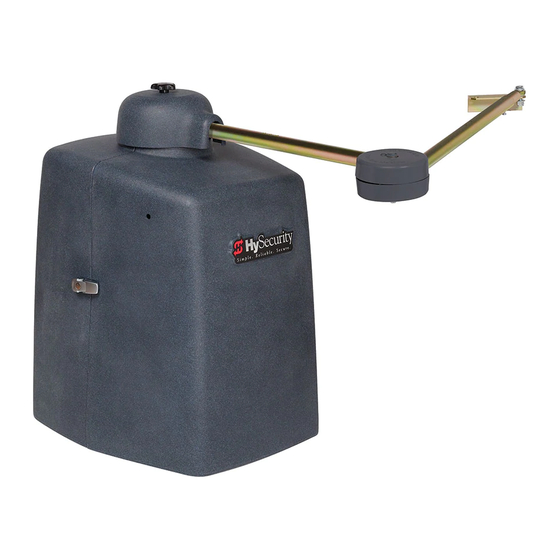HYSECURITY SWINGSMART DC SERIES GATE OPENER PROGRAMMING AND OPERATIONS