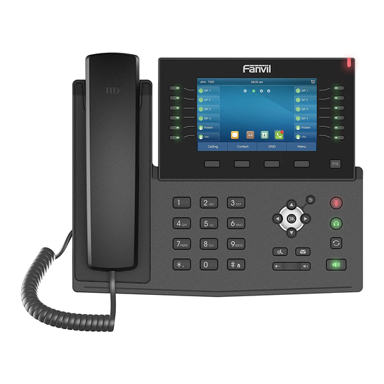 Fanvil X7C Quick Installation Manual