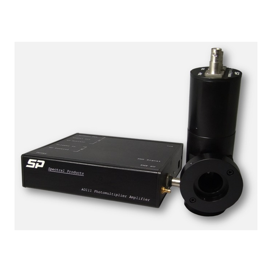 Spectral Products AD111 Manuals