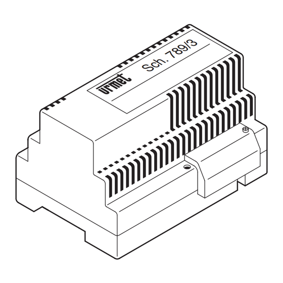 urmet domus 789 Manual