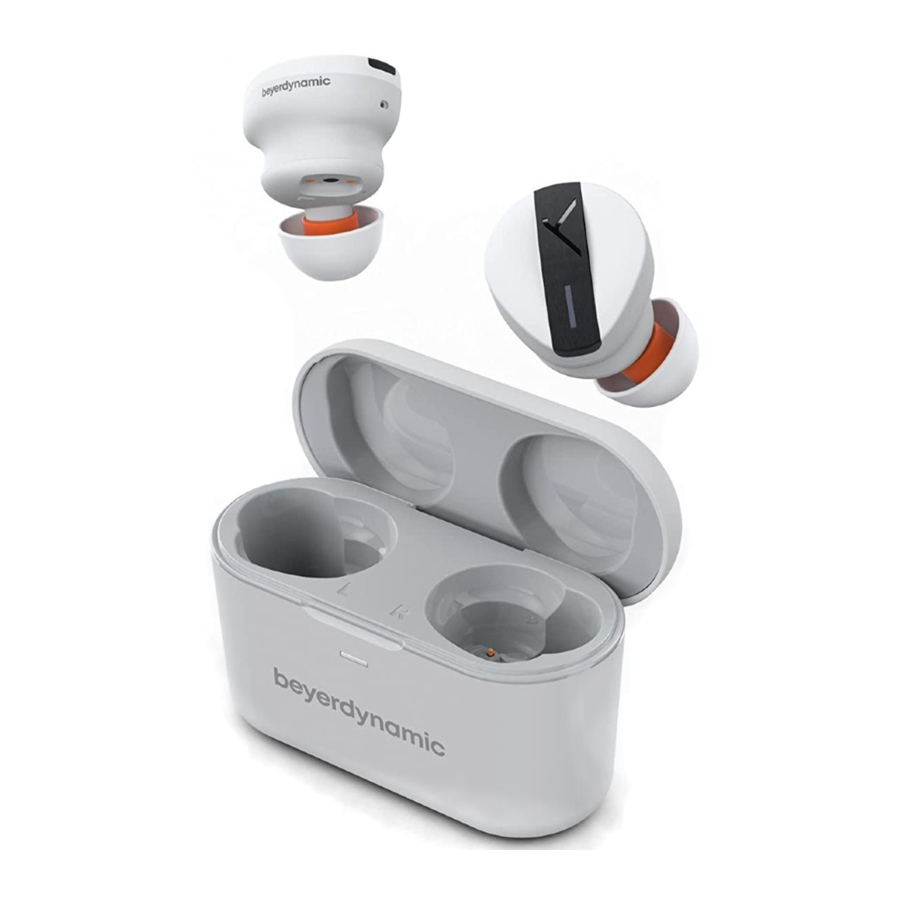 Beyerdynamic FREE BYRD - TRUE WIRELESS HEADPHONES Manual