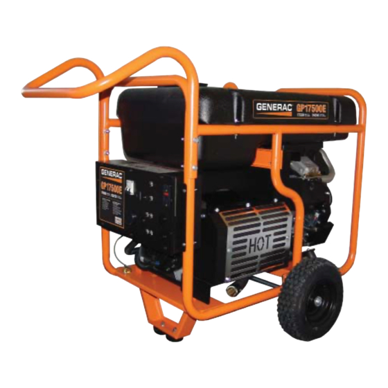 Generac Power Systems GP17500E GP SERIES Specification