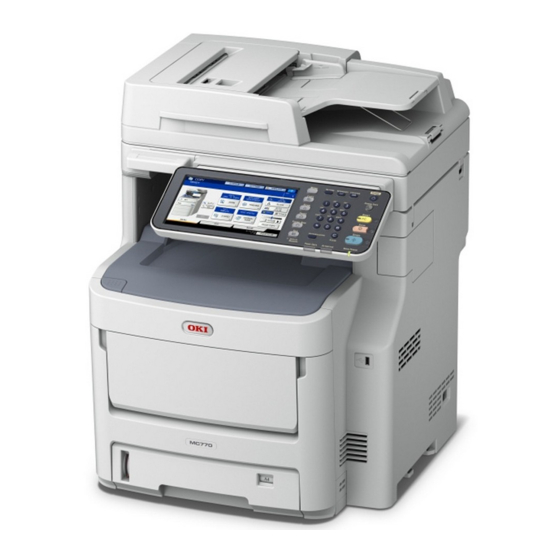 Oki MB760dnfax User's Manual And Troubleshooting Manual