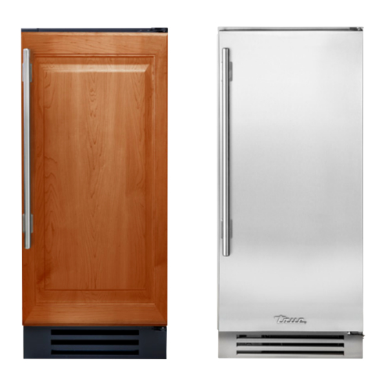TRUE RESIDENTIAL SERIES ICE MAKER USER MANUAL ManualsLib