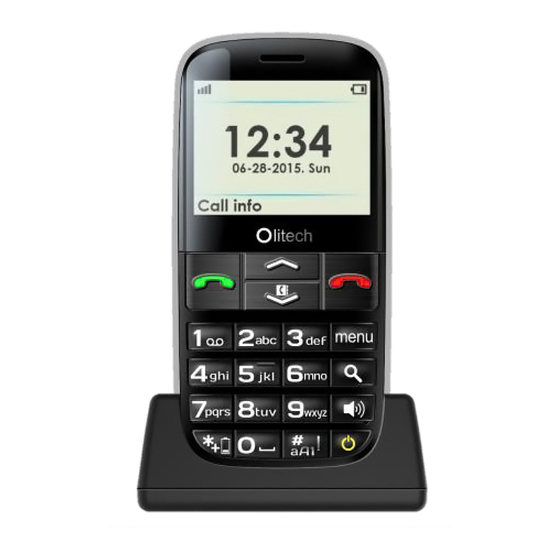 Olitech Easy Mate+ Olt2914 Cell Phone User Manual 