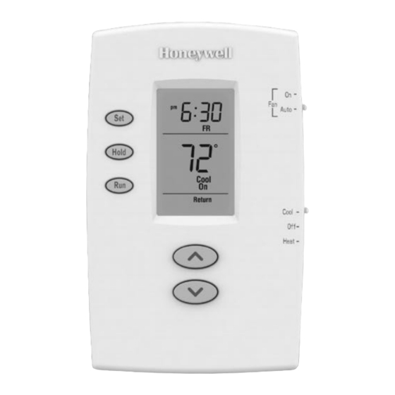 HONEYWELL PRO 2000 SERIES THERMOSTAT OPERATING MANUAL ManualsLib