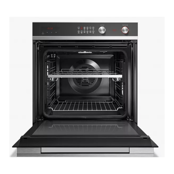 FISHER & PAYKEL OB60 SERIES OVEN INSTALLATION MANUAL ManualsLib