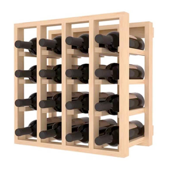 WINE RACKS AMERICA LATTICE CUBE CUBICLE INDOOR FURNISHING ASSEMBLY