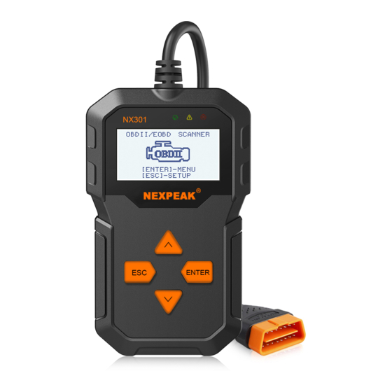 NEXPEAK NX301 SCANNER USER MANUAL | ManualsLib