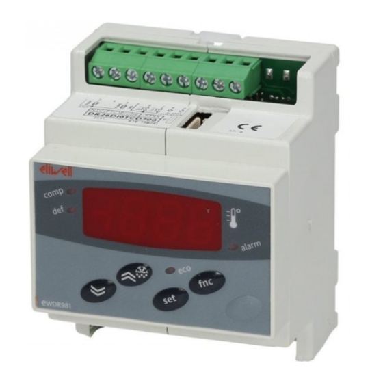 ELIWELL EWDR 981 CONTROLLER MANUAL ManualsLib