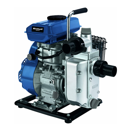 EINHELL BG-PW 18 WATER PUMP ORIGINAL OPERATING INSTRUCTIONS | ManualsLib