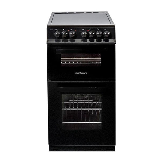 NORDMENDE CTEC51BK OVEN OPERATING AND INSTALLATION INSTRUCTIONS