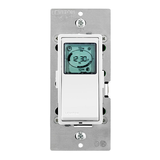 LEVITON DECORA VPT24 SWITCH PROGRAMMING MANUAL ManualsLib