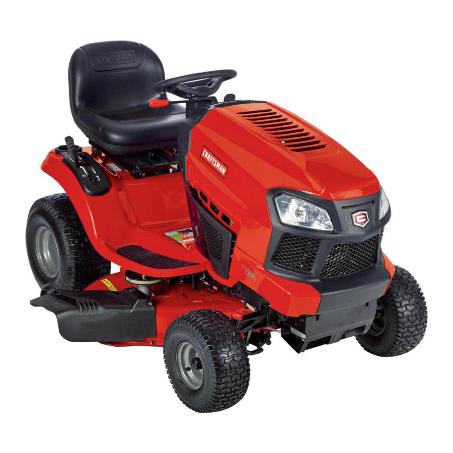 Craftsman lawn tractor discount automatic transmission troubleshooting