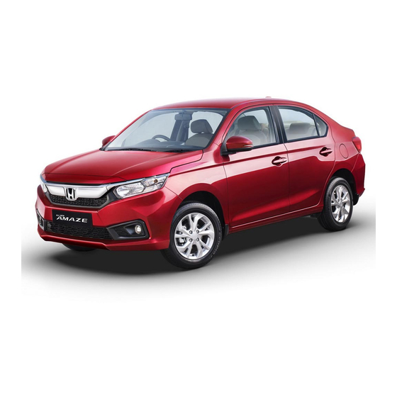 HONDA AMAZE 2018 AUTOMOBILE OWNER'S MANUAL | ManualsLib