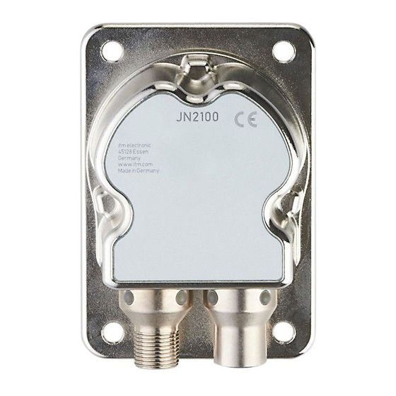 IFM ELECTRONIC EFECTOR 410 JN2100 DEVICE MANUAL Pdf Download ManuaLib