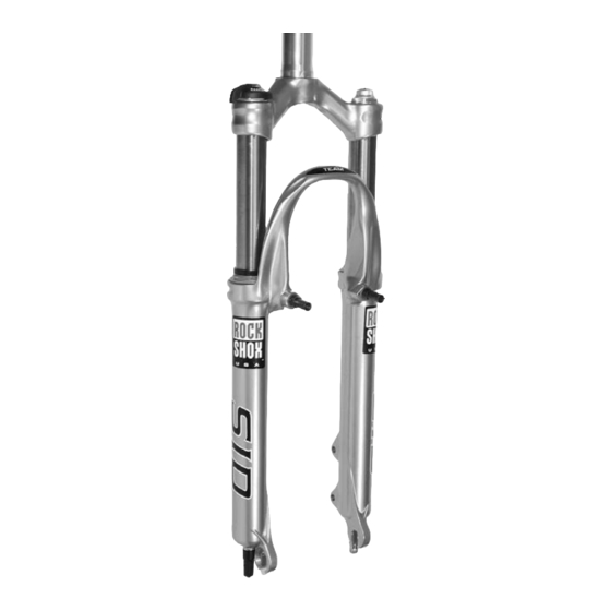 RockShox SID Owner's Manual