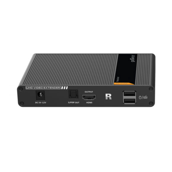 gofanco KVMHD20Ext HDMI KVM Extender Manuals