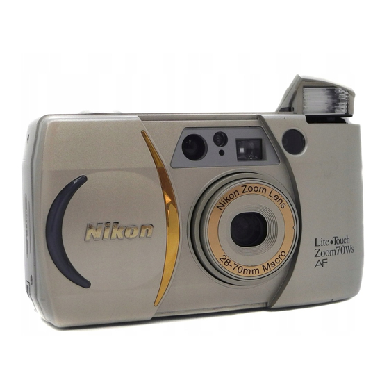 Nikon Lite-Touch Zoom70Ws Instruction Manual