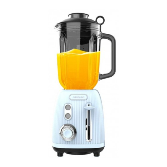 cecotec POWER BLACK TITANIUM RETROBLUE Instruction Manual