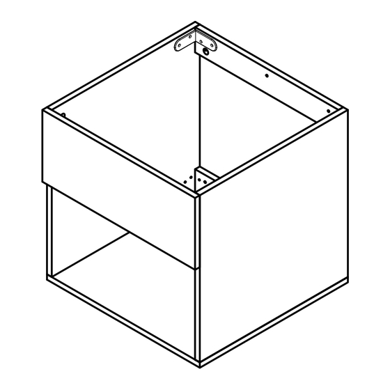 firplak LVR Kub Cabinet Installation Instructions Manual