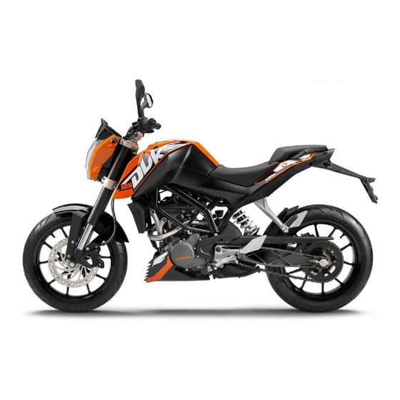 KTM 200 DUKE EU Owner's Manual